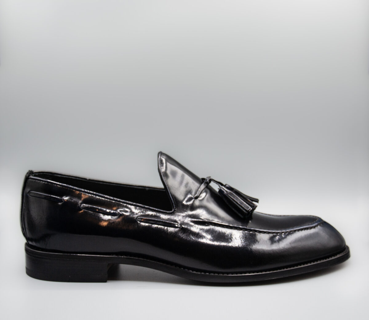 Lux - Mocassino in Cordovan Blu - immagine 2