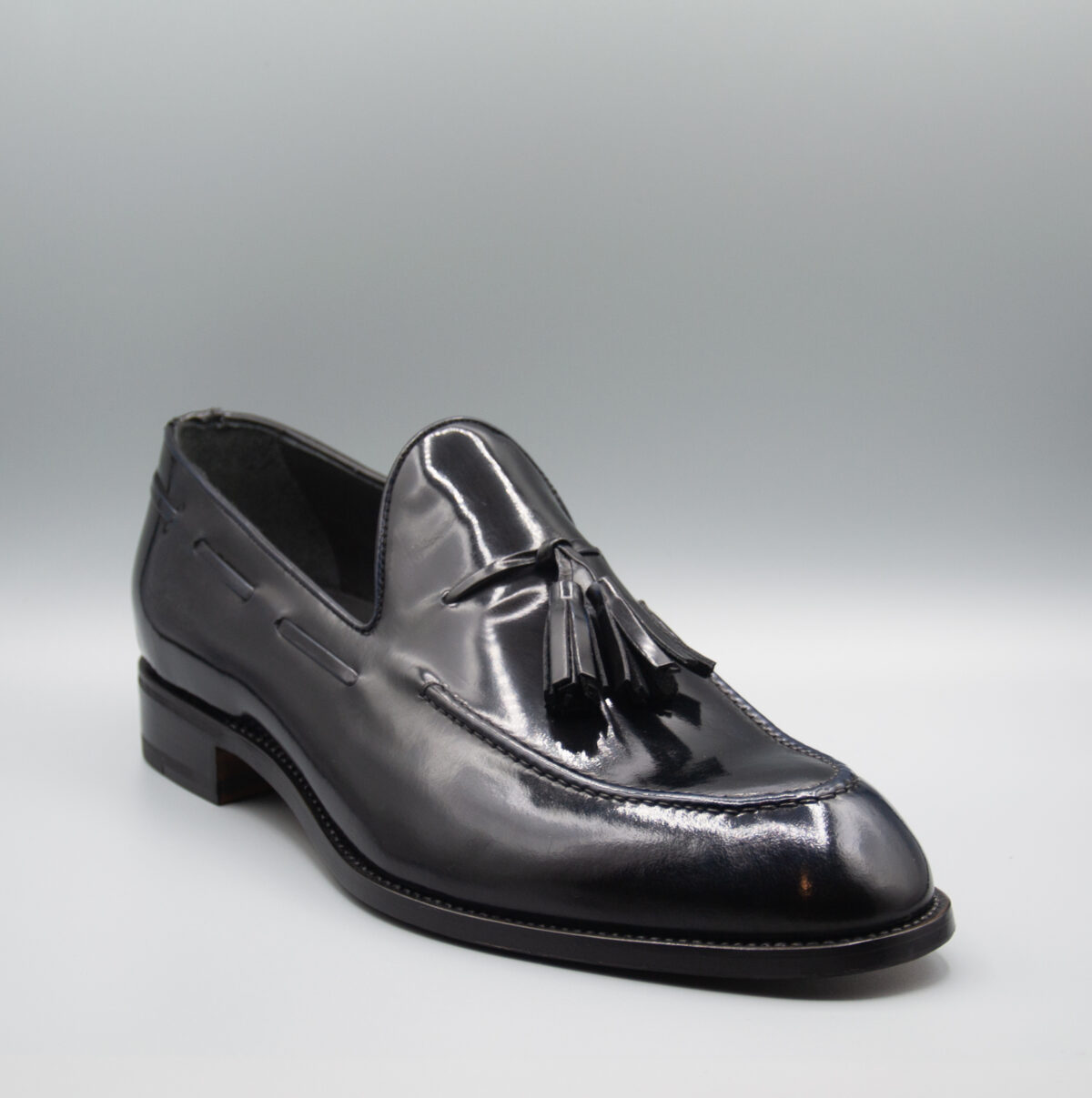 Lux - Mocassino in Cordovan Blu - immagine 3