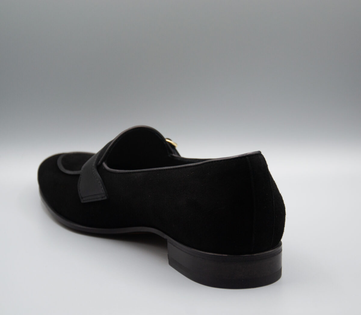 Laudo - Mocassino camoscio nero - immagine 3