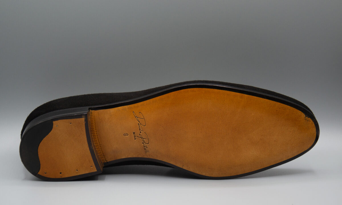 Laudo - Mocassino camoscio nero - immagine 4