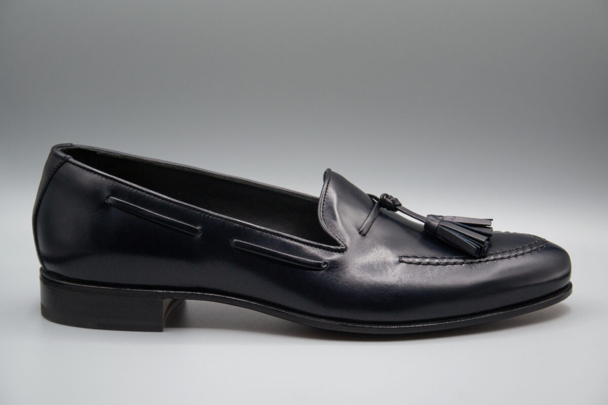 Magnifica - Mocassino in pelle blu - immagine 2