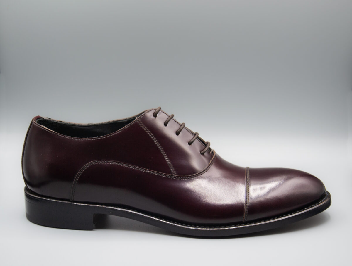 Hodie - Oxford in pelle bordeaux - immagine 2