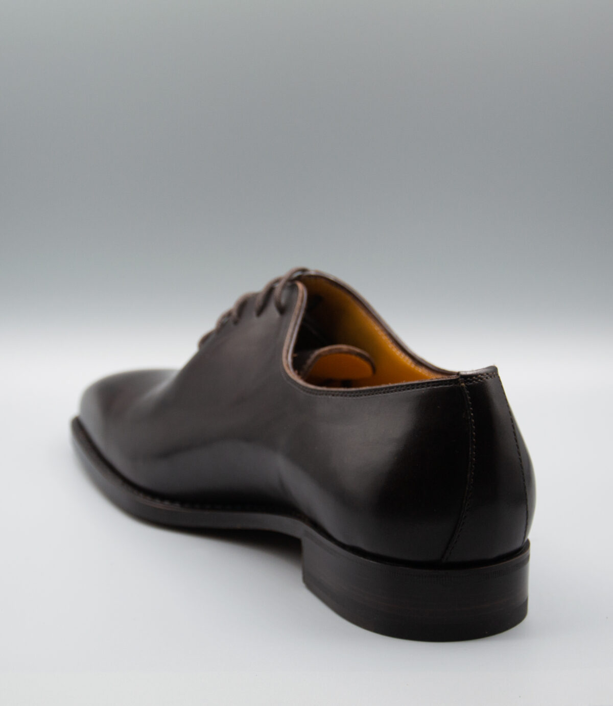 Elegantia - Oxford liscia in pelle marrone - immagine 3
