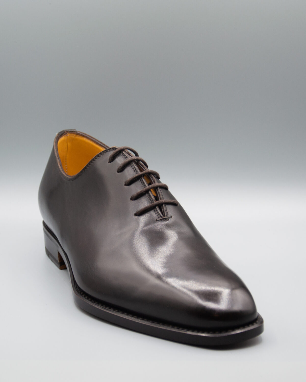 Elegantia - Oxford liscia in pelle marrone - immagine 4