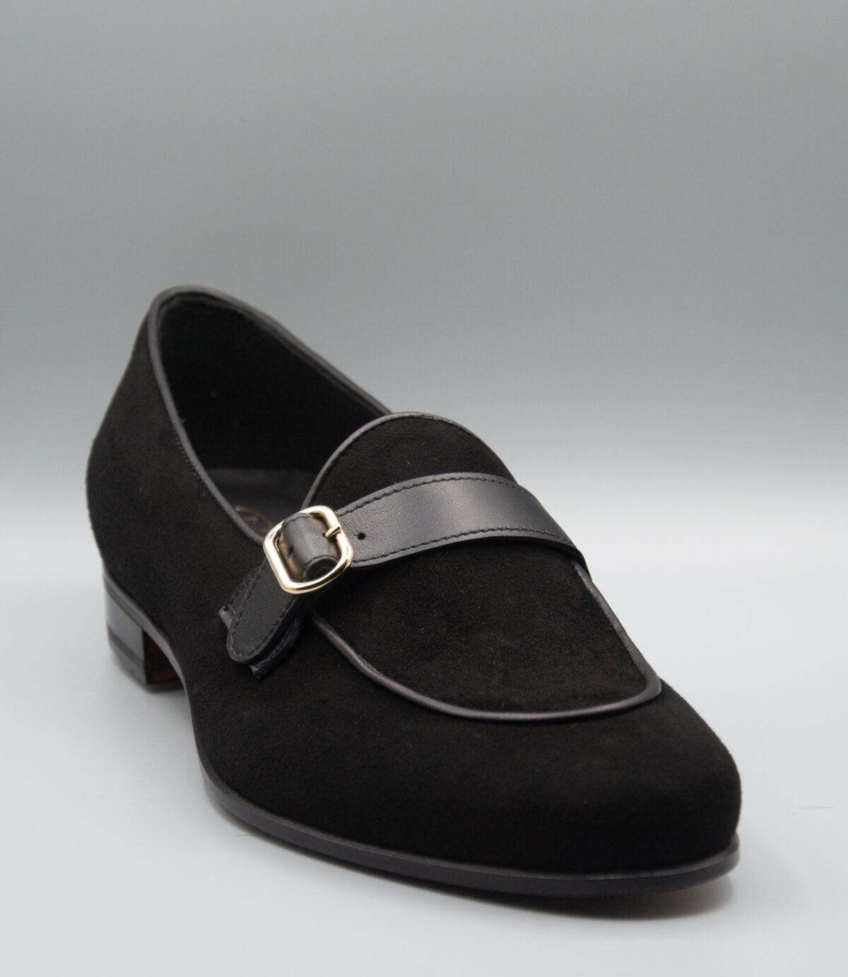 Laudo - Mocassino camoscio nero - immagine 2